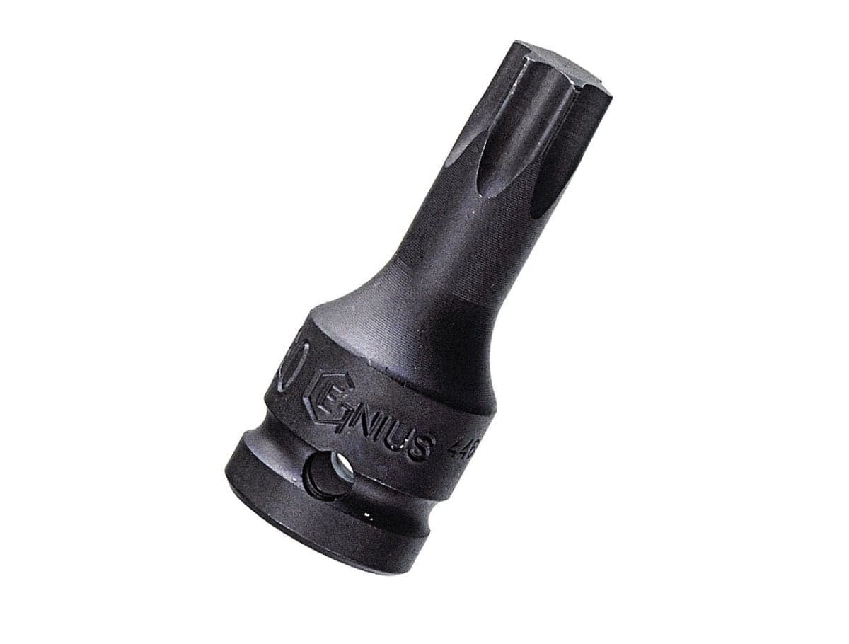 Genius Tools 4476S40 1/2" Dr. T-40 Star Impact Bit Socket
