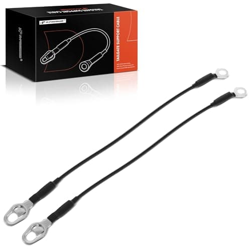 APremium Left Right Side Tailgate Cable Set Compatible with 19831996 Ford F150 19831997 F250F350 1997 F250 HD 1983 F100 2118 Inch Tailgate Support Cable Strap E3TZ 9943052B