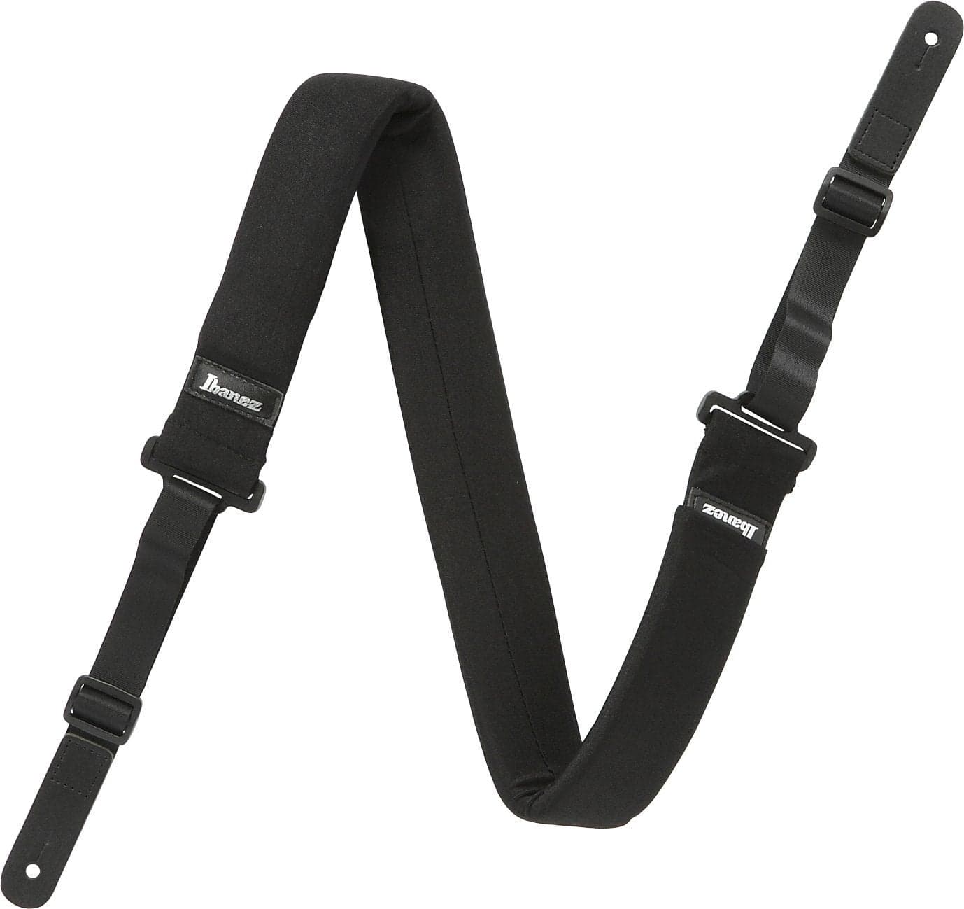 Ibanez POWERPAD Strap GSF50 Guitar (GSF50BK),Black