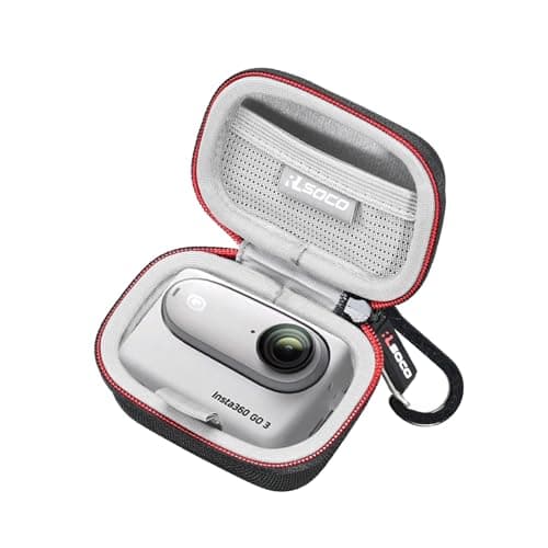 RLSOCO Carrying Case for Insta360 Ace Pro 2GO 3SGO 3 4K Tiny Portable Vlogging Camera Black Case Only