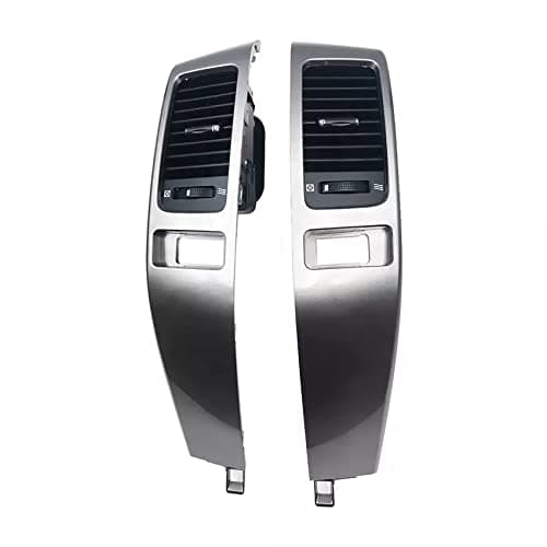 2pcs Center Dash A/C Outlet for Toyota Land Cruiser Prado J120 2002-2009 55474-60040 Silver Car Dashboard Air Conditioner Duct Vent Grille Panel for Lexus GX470 2003-2009