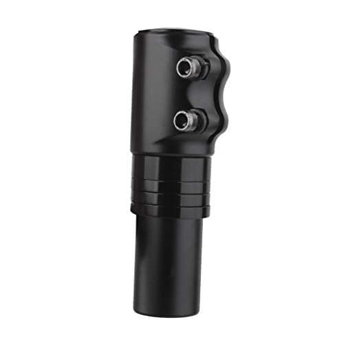 ZIGLY Bicycle Handlebar Fork Stem Riser Rise Up Extender Head Up Adaptor, Black