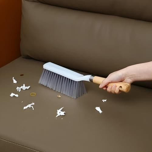 NOHUNT Cleaning Brush, Duster with Hard and Long Bristles | Plastic Long Bristle Dust Cleaning Brush | Ideal for Carpet Cleaning, Car Seat, Bed, Sofa, Curtains, Mats and Household Upholstery Cleaning