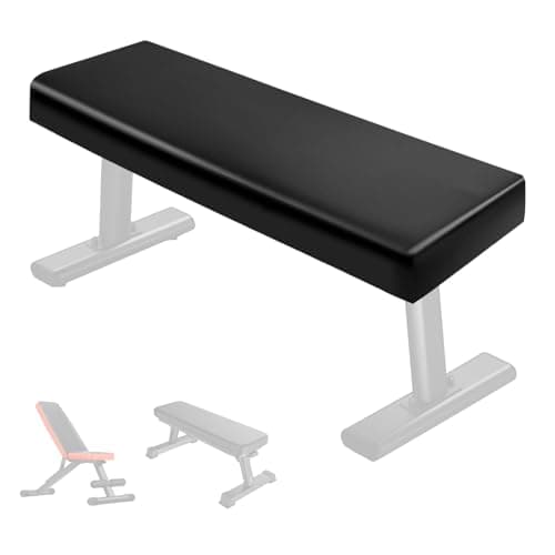 VeyoStories Weight Bench Cover Workout Bench Cover PU Leather with Plush Lining Dustproof Wtaerproof AntiSlipProtection for Adjustable Flat Weight Exercise Fitness Gym BenchCover only
