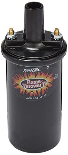 Pertronix 45011 FlameThrower II Ignition Coil 45000 Volt 06 Ohm 12 Volt Black