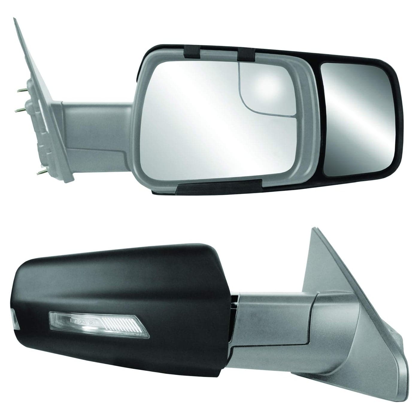 K SOURCE Snap Zap 80730 Custom Fit Towing Mirror for 2019 up Ram 1500 Pickup Patented