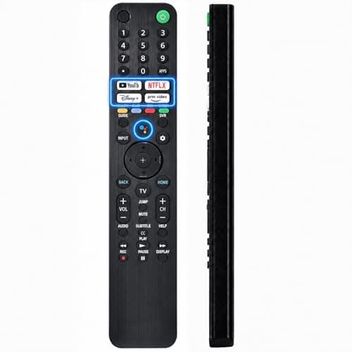 Voice Remote Replacement for Sony Smart TV ControlComptible for 20192025 Sony Bravia OLED LED 4K 8K UHDfor Android Google TV with Shortcuts YouTube and Dinsey etc
