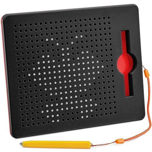 AYNAT FUN Magnetic Drawing Board for Toddlers Kids Toddler Doodle Sketch Toys Includes Magnet Stylus Pen and Beads for Girls Boys Travel Car Ride Activities