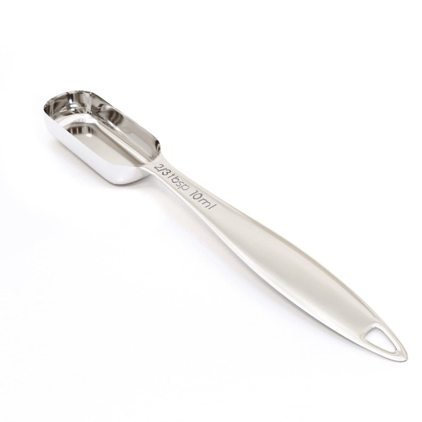 BERYLER 1PCS 23Tablespoon 2tsp 10ml Single Measuring Spoon Individual Stainless Steel Long Handle Measure Teaspoon Only