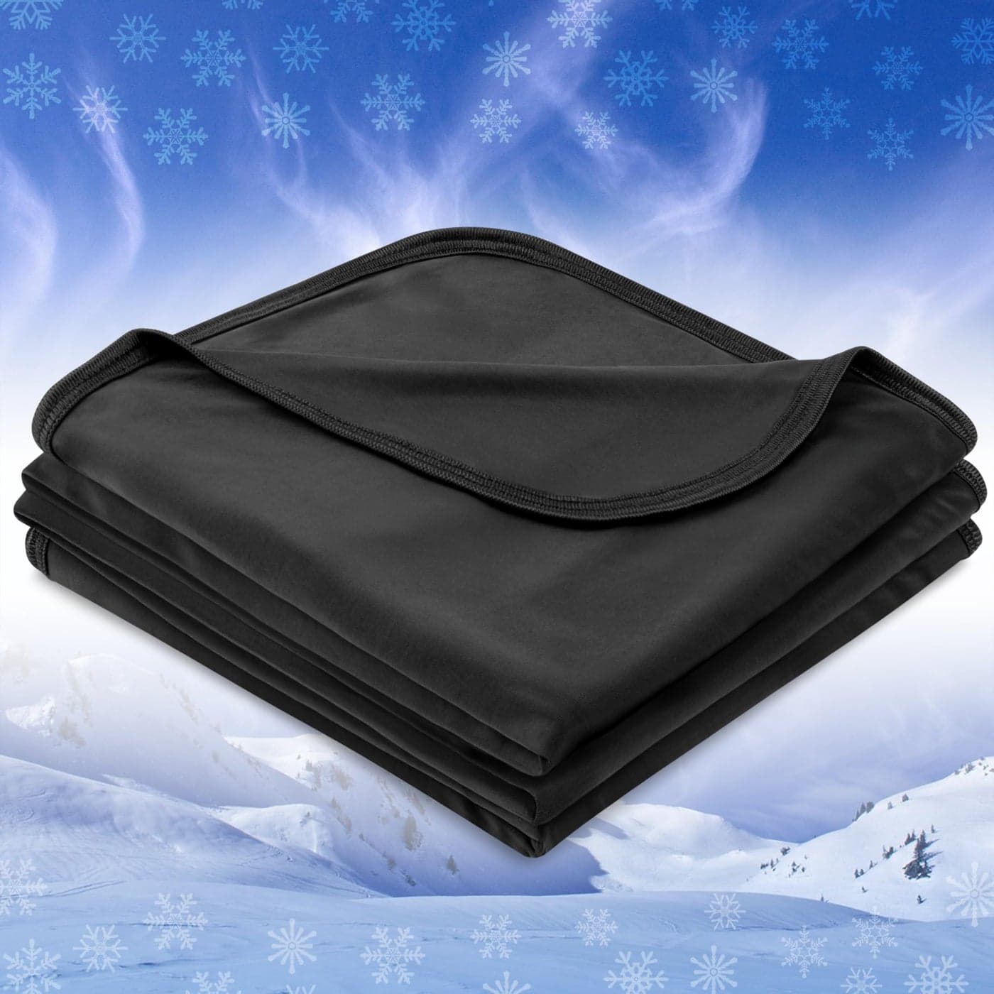 PAVILIA Cooling Blanket for Hot Sleepers Lightweight Summer Blanket for Bed Cooling Chill Throw Blanket for Night Sweats Absorb Heat for Adult Kid Baby on Warm Night Black 50x60 inch