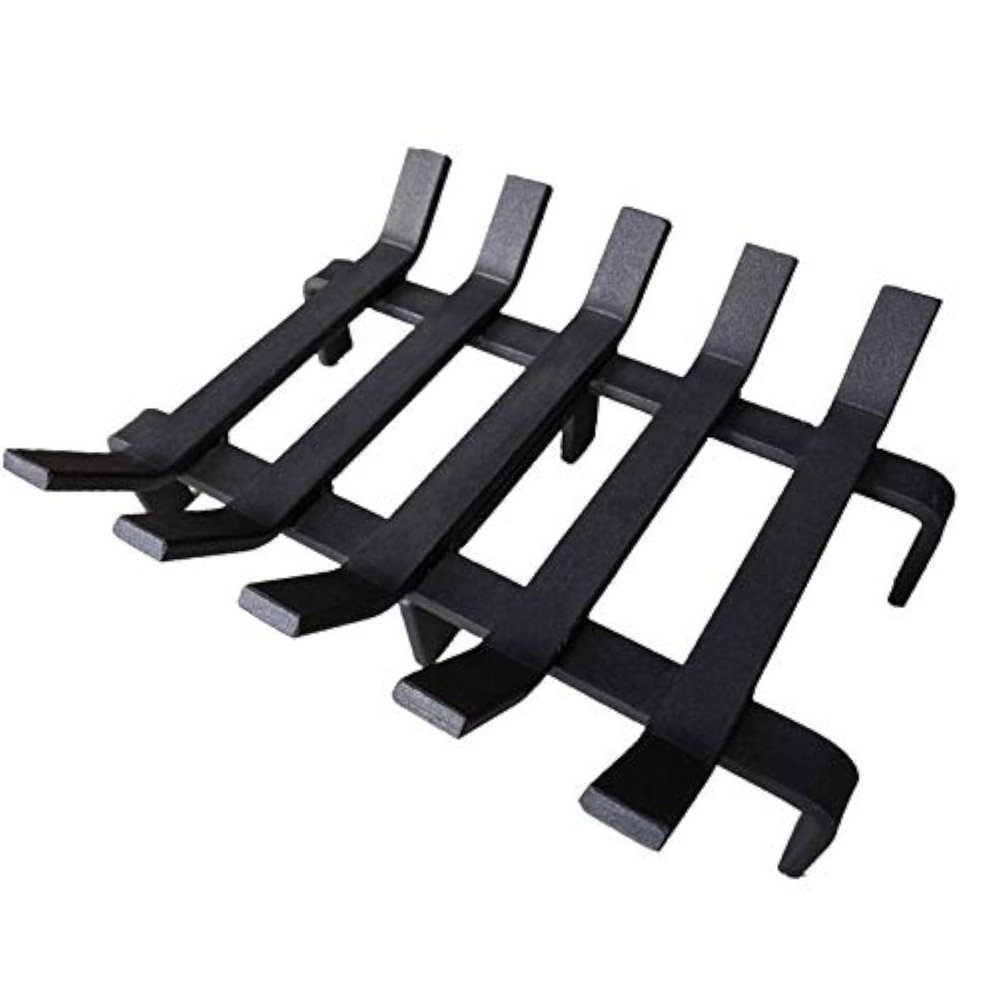 Fireplace Log Grate Heavy Duty Solid Steel Fire Place Wood Stove Firewood Holder 13 x 10 x 4 Inch
