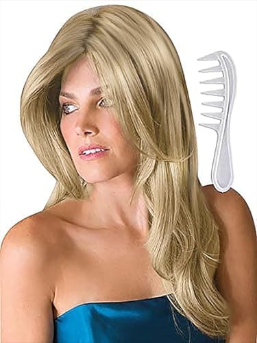Noriko Angelica Synthetic Wig by Rene of Paris and Wig Lift Comb - Champagne-R - Bundle 2 Items