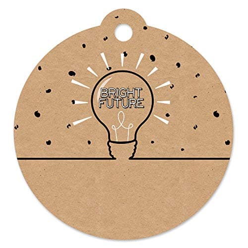 Big Dot of Happiness Bright Future Graduation Party Favor Gift Tags Set of 20