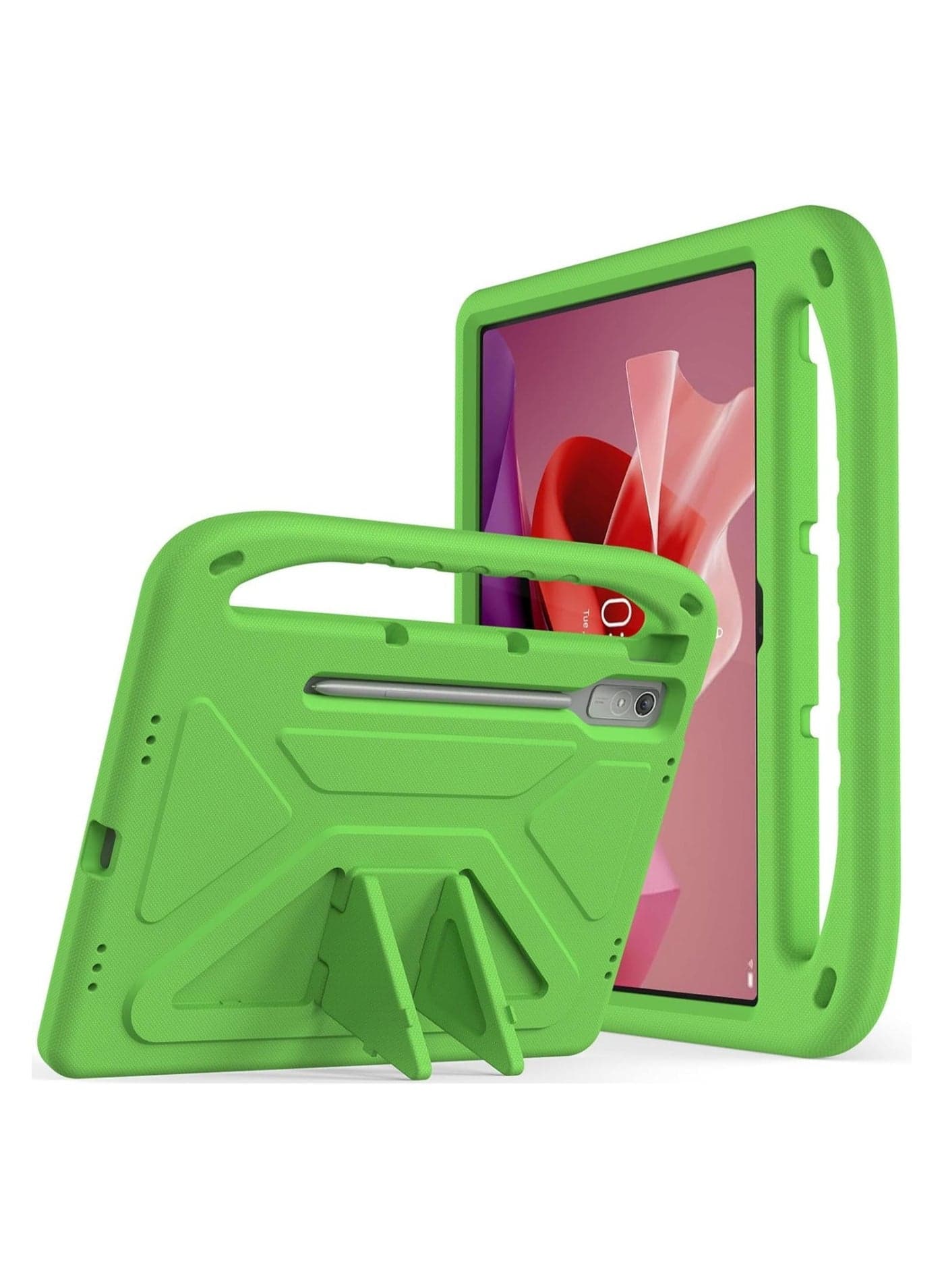 Tablet Case for Lenovo Tab P12 12.7 Inch, EVA Foam Lightweight Shockproof, Tablet Cover with Handle Stand and Pen Slot Case for Children Firendly