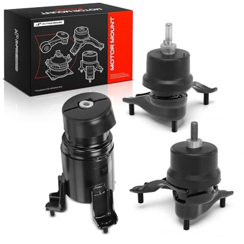 A-Premium 4PCS Engine Motor Mount and Transmission Mount Set Compatible with Toyota Highlander 2006-2010 & Lexus RX400h 2006-2008, 3.3L, Automatic CVT Transmission, Replace# 1236120230, 1236100000