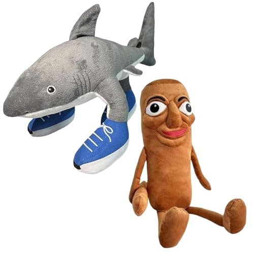 Oiytrmcg Tralalero Tralala Plush Italian Brainrot Plush ToyTung Tung Tung sahur Plush Italian Brainrot Figures 12inch AB