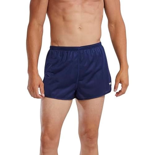 TYR mens Swim Short Resistance Short, Navy, Medium US