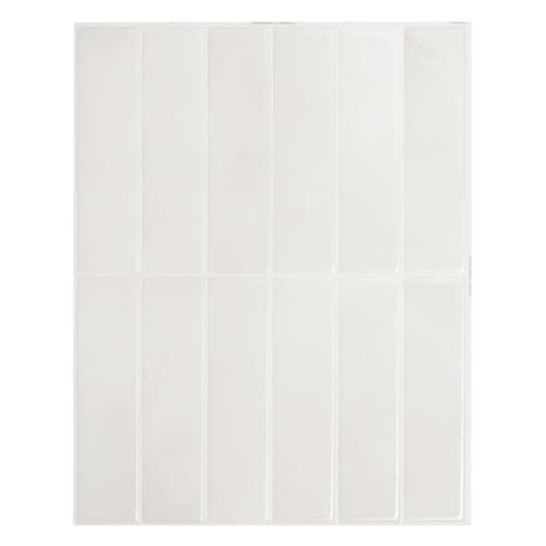 SMART TILES Peel and Stick Backsplash - 5 Sheets of 11.43" x 9" - 3D Adhesive Peel and Stick Tile Backsplash for Kitchen, Bathroom, Wall Tile