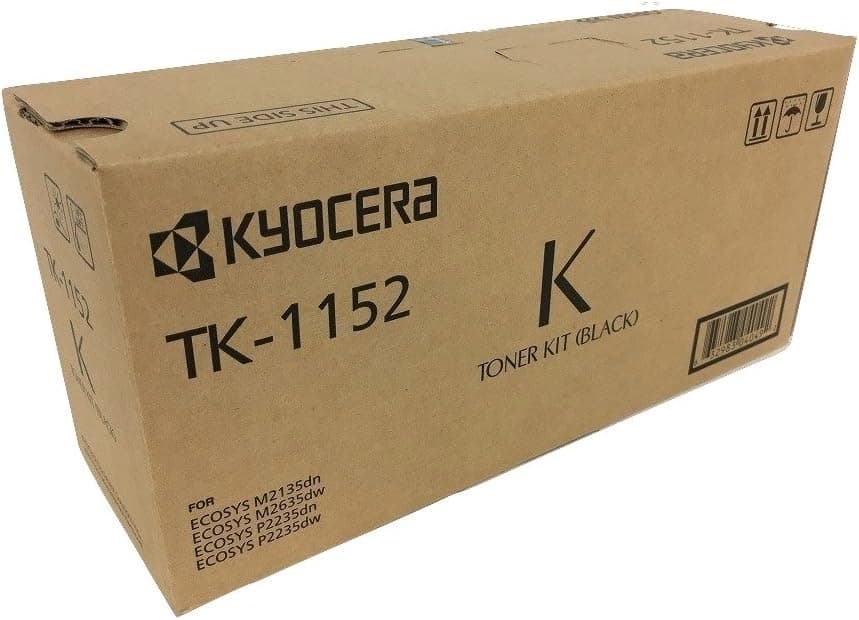 KYOCERA TK1152 Toner Cartridge f Ecosys M2635dw 3000 Page Yield BK