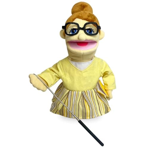 okegztoa 16 Puppets Entriloquist PuppetHand Puppets for Kids Plush Teacher Puppets for Adults with Removable Mouth Puppet for Kids Ages 48Hand Puppet for Adults with Scalable Puppet Control Rod