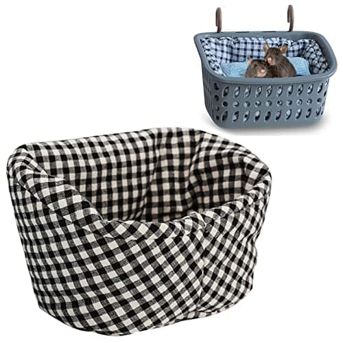 JWShang Bed Mat for Rat Hammock - Warm Hanging Basket With Replaceable Removable Nest Mat for Small Animals: Hamster, Sugar Glider (Only Big Size)