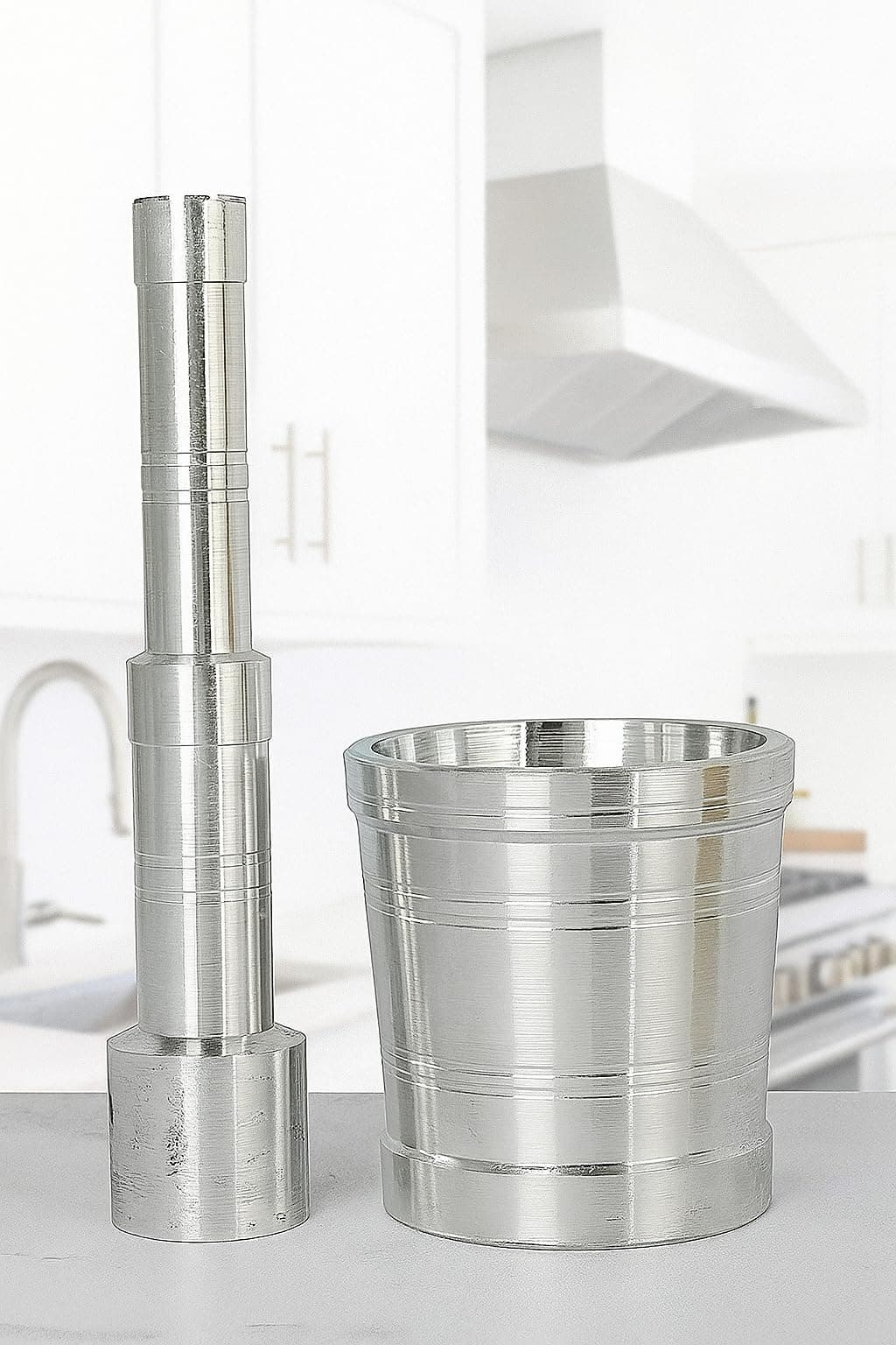 Duodeno Aluminium Okhali Masher/Musal Dasta/Khal Batta/Sota for Spice Mixer & Food Mashing in Home and Kitchen