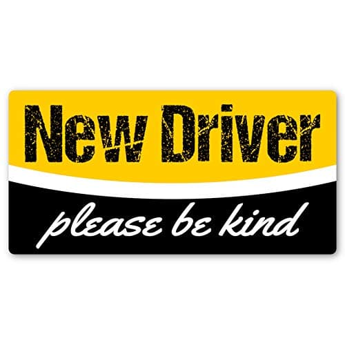 New Driver Magnet | Easily Removable for Instant Transfers Between Cars + Keep Your Student Driver Safe with a Design That's Not Embarrassing (7.5 X 3.75 Inch)