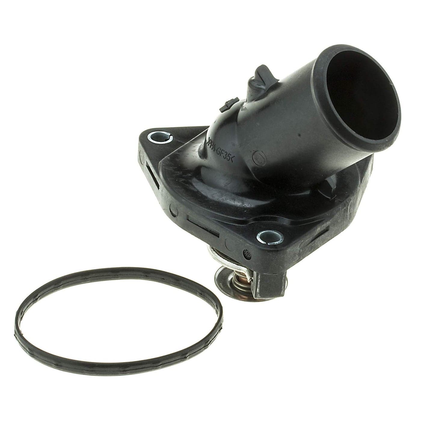 MotoRad 637180 Integrated Housing Thermostat 180 Degrees Fits select Toyota Tundra 0721 Sequoia 0822 Land Cruiser 0821 Lexus GX460 1023 LS460 0717 LX570 0821 LC500 1821 RC F 1521 IS F 0814