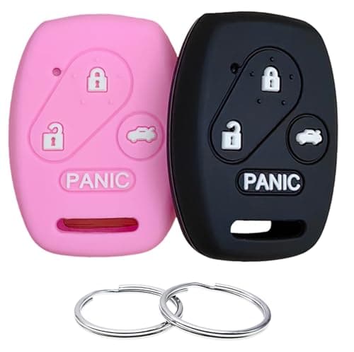 REPROTECTING Silicone Rubber Key Fob Cover Compatible with 20032015 Honda Hybrid EX Accord Civic SI CRV EX Element SE Pilot KR55WK49308 N5FA05TAA N5FS0084A