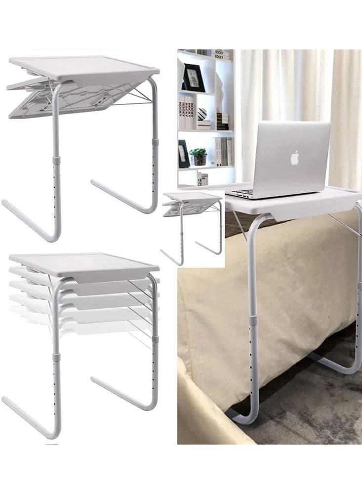 Mall Plastic Tablemate, Multi Function Detachable and Foldable Table for Home/Office/Reading/Laptop,