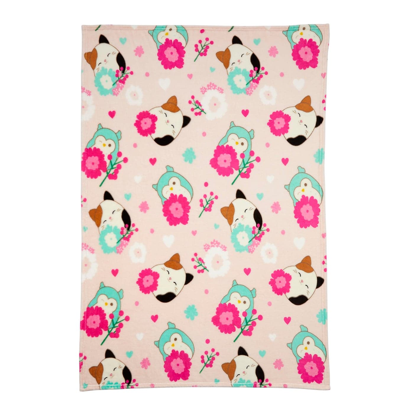 Franco Squishmallows Cam Bedding Super Soft Micro Raschel Throw 46 in x 60 in Official Squishmallows Product