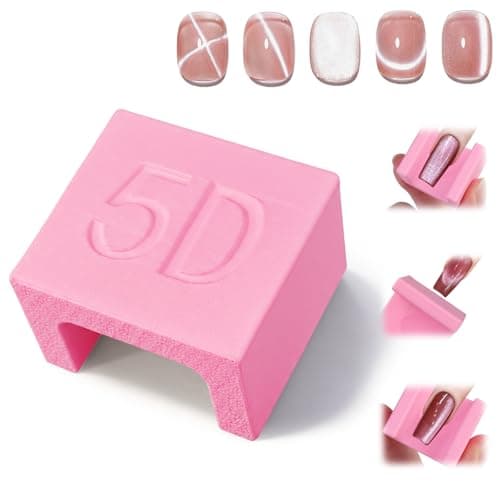 Plman Cat Eye Nail Magnet Beginnerfriendly Cat Eye Magnet for Nail Cat Eye Gel Nail Polish Magnet for College Student Dormitories Nail Magnet Tool for Creating Wide Cat Eye Effect in 2s Pink