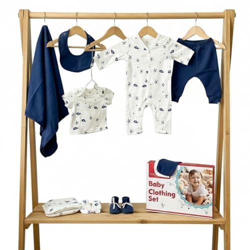 StarAndDaisy New Born Baby Clothes 0-6 Months Gift Set of 12 / Soft Pure Cotton Baby Gifts Newborn/Perfect Newborn Baby Gift Set for Boys & Girls