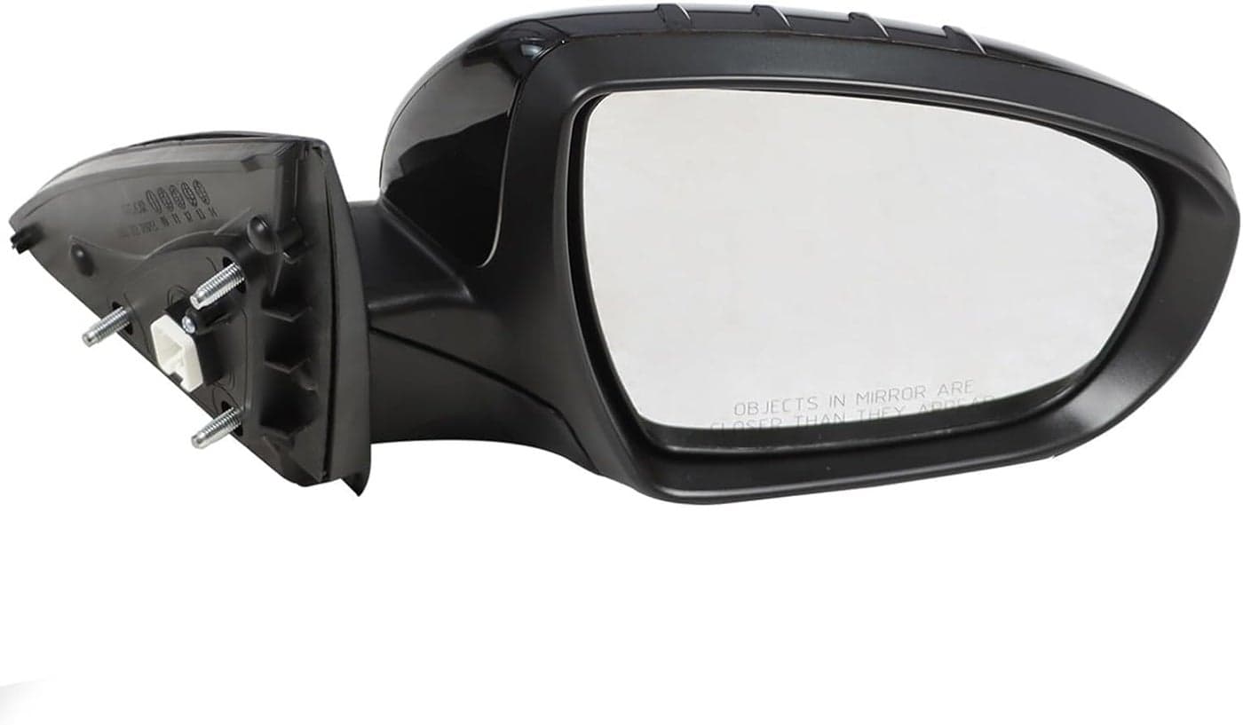 Jecoupoon Right Passenger Side/Left Driver Side Mirror for 2011-2013 Optima - Black
