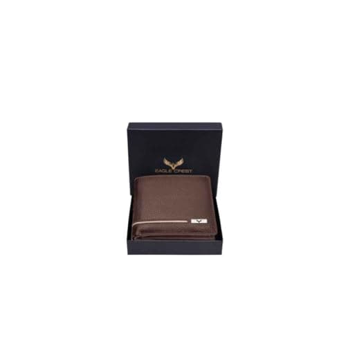 Eagle Crest Steven Coffee Brown/Sand Leather Wallet for Men