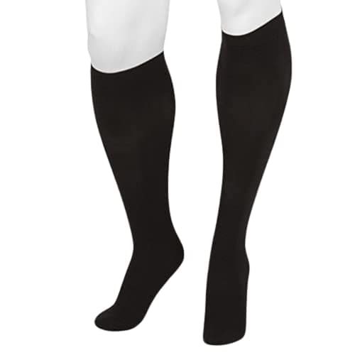 Juzo Basic 4411ad 20-30mmhg Knee-High Open Toe Compression Stocking ,Black,2 (II)