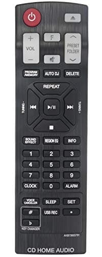 AKB73655791 Replaced Remote Control Compatible with LG MINI HI-FI Audio OM4560 OM7560