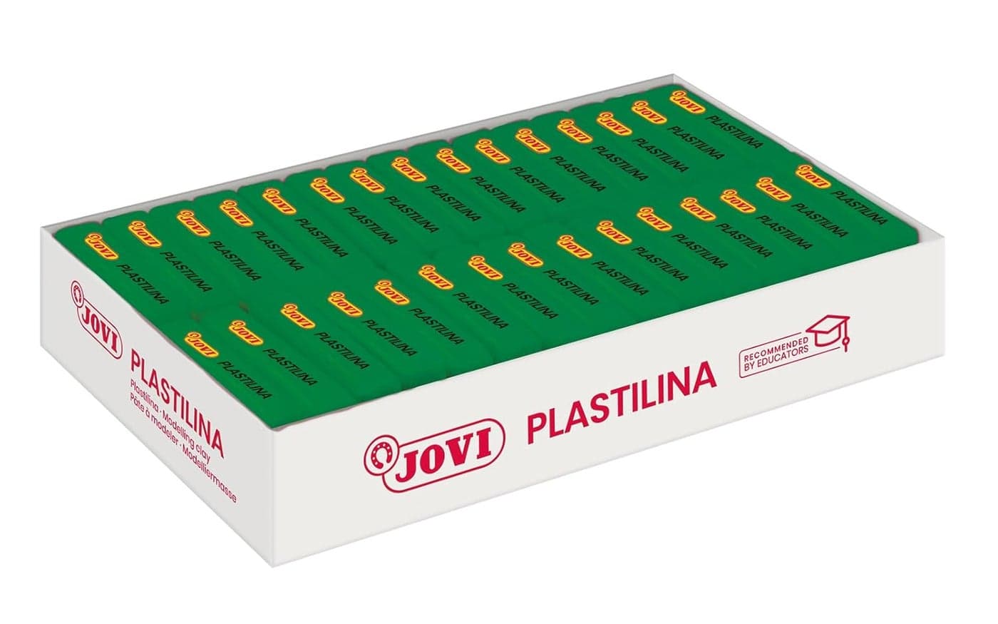 Jovi Box of Clay, 30 Tablets 50 G, Dark Green - 7011