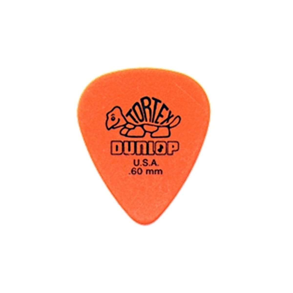 Dunlop Tortex Standard, 0.60mm, Orange Guitar Pick, 72 Pack