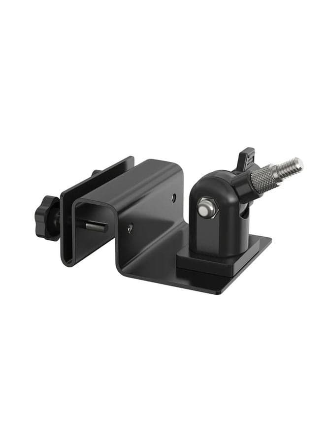 Black Solar Panel Gutter Mount Brackets Heavy Duty Aluminum Alloy No Tools Installation