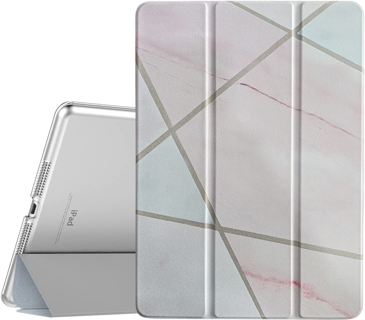 MOCA for iPad Air 11 Inch Case (M3/M2-2025/2024), iPad Air 5th Generation 2022/4th Gen 2020 10.9 Inch, Slim Hard Translucent Back Cover, Support Auto Wake/Sleep