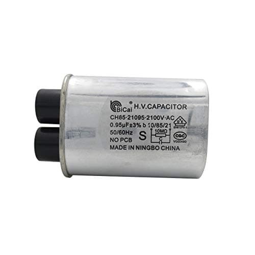 Meter Star Microwave Capacitor Replacement 2100V 0.95uf Compatible with 99% of Household Microwave Oven Brands,Connect Pin 1/4" Standard Terminal