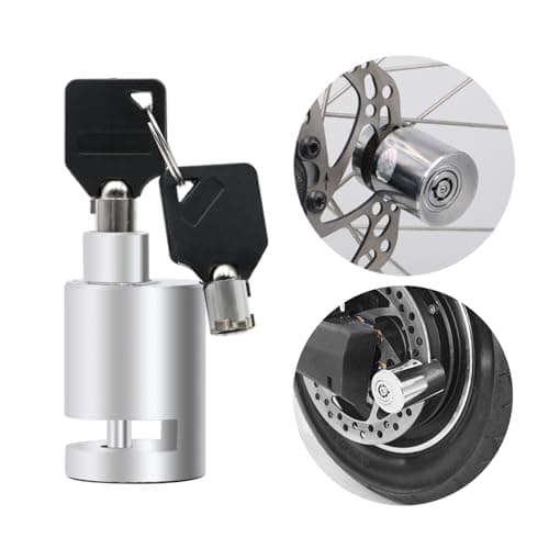 SPOTVIEW Disc Lock For Bike - Pack Of 1 | Anti Theft Disc Key Lock | Heady Duty Stainless Steel | Keyless Locking | Waterproof | Rust- Resistant | Dust-Proo