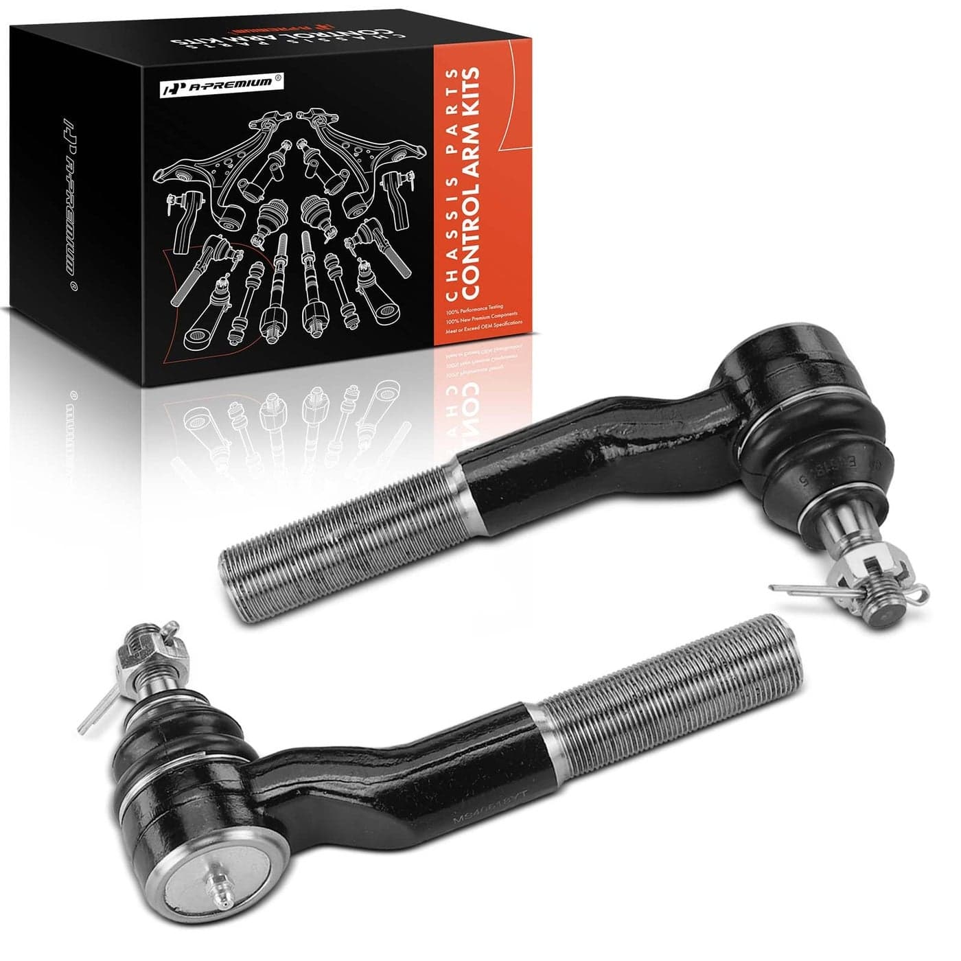 APremium 2 x Front Outer Tie Rod Ends Compatible with Ford F250 Super Duty 20112022 F350 Super Duty 20112022