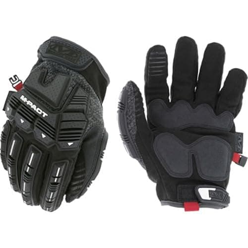 Mechanix Wear ColdWork M-Pact Winter Work Gloves - Insulated Wind & Water Resistant Heavy Duty Work Gloves - Impact Protection - Machine Washable - Large - Black & Grey