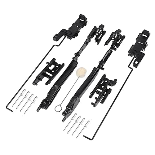 X AUTOHAUX Sunroof Track Assembly for Ford F150 F250 F350 F450 Expedition for Lincoln Navigator Mark LT Sunroof Track Repair Kit 02ESR1201ABK
