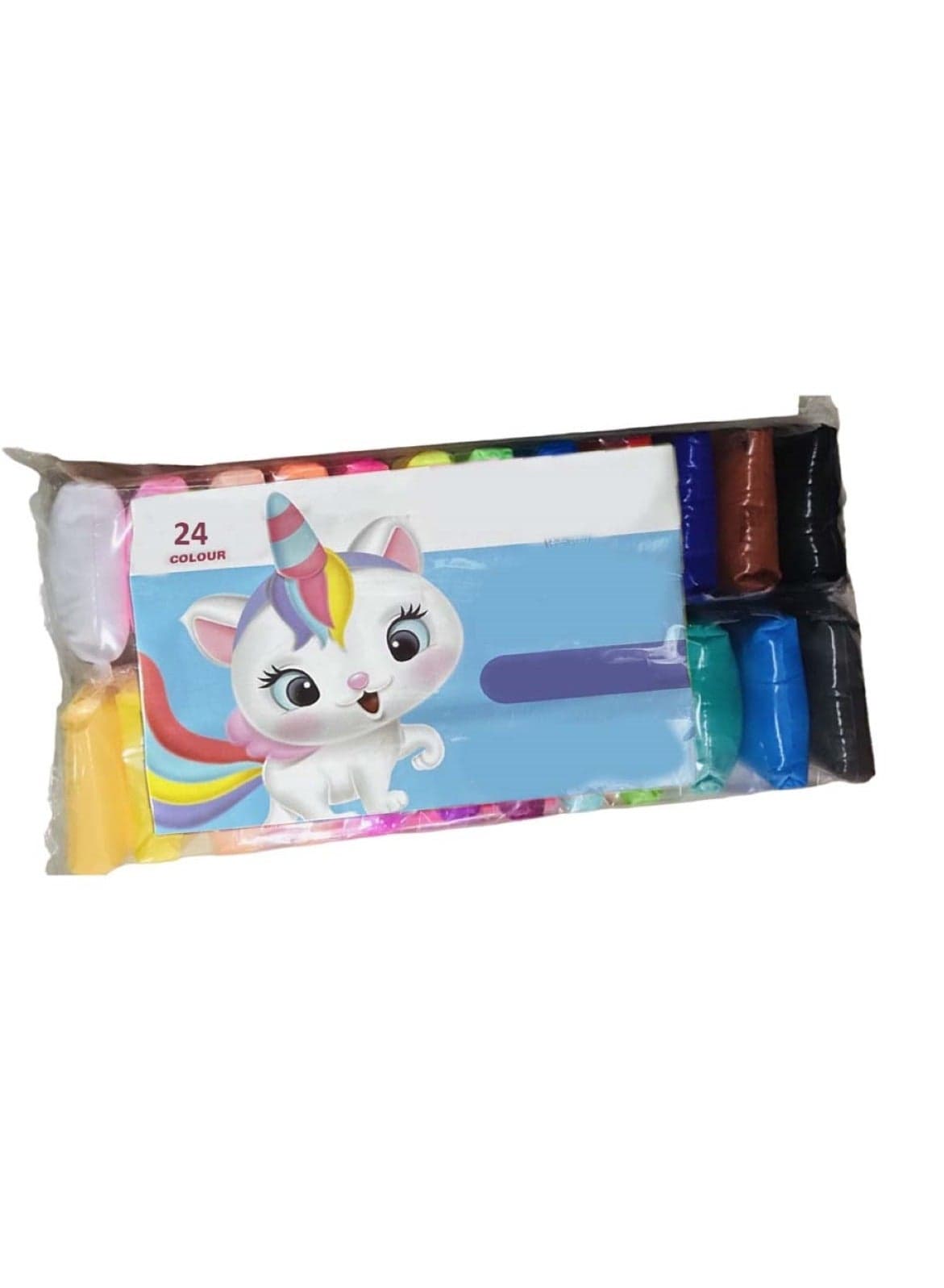 24-Piece Colorful Dry Clay Set