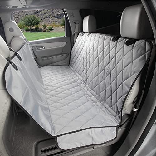 Royal Pets Cart Waterproof Pet Car Seat Cover for Dogs – Heavy Duty Back Seat Protector, Anti-Slip Hammock – SUV Fit – Grey – Made in India