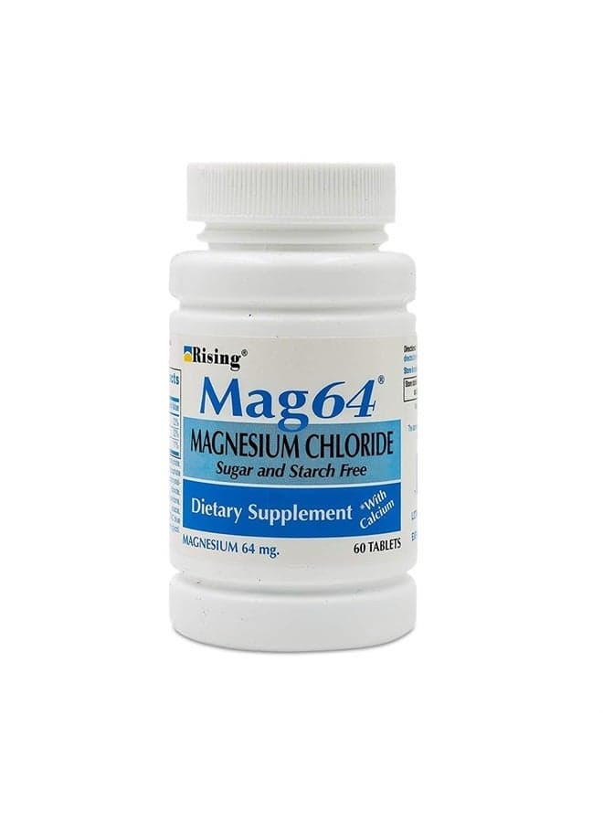 Pharma - Mag64 Magnesium Chloride with Calcium Tablets - 60 Counts
