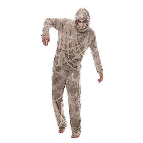 EraSpooky Halloween Mummy Costume Men Horror Fancy Dress Adult Egypt Costume